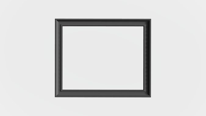 rectangular frame file pictures mirror picture wall house furniture 3D print model - Mito3D