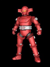 rouge baron 3d impression jouet mecha robot kengosha jeux jouets 3d print model - Mito3D