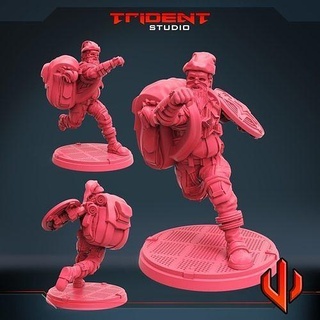 red daddy xmax special art sculptures miniatures toys hero 3d print model - Mito3D