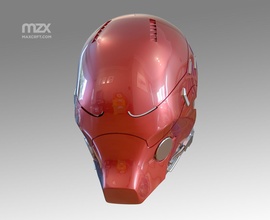 rosso cappuccio arkham cavaliere casco modello 3d printing fai batman giochi giocattoli 3d print model - Mito3D