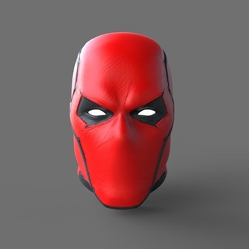 rot kapuze gotham ritter bewachen tragbar helm rüstung maske arkham batman cosplay kostüm hobby diy 3D print model - Mito3D