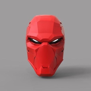 kırmızı başlık gotham şövalyeler metal varyasyon 2 giyilebilir kask zırh maske arkham şövalye batman joker gece kanadı yarasa kız kostüm oyunu hobi kendin yap 3d print model - Mito3D