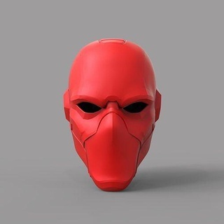 rojo capucha Gotham caballeros titán variación 2 usable casco armadura máscara Arkham Caballero batman bufón Ala noche Bati chica cosplay disfraz pasatiempo bricolaje diy 3d print model - Mito3D