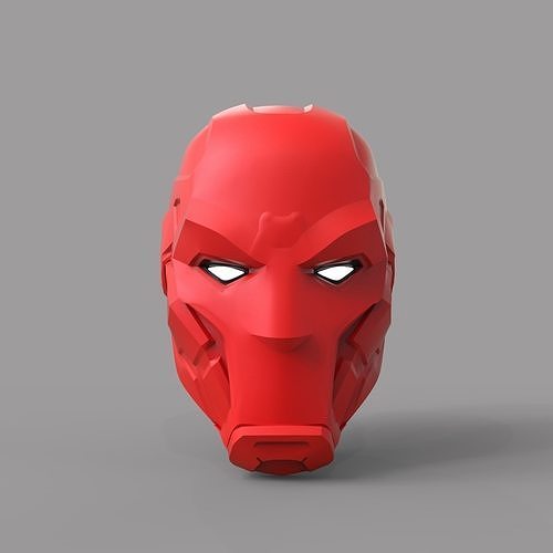 rot kapuze gotham ritter titan variation 3 tragbar helm rüstung maske arkham batman joker nachtschwinge batgirl cosplay kostüm hobby diy 3D print model - Mito3D