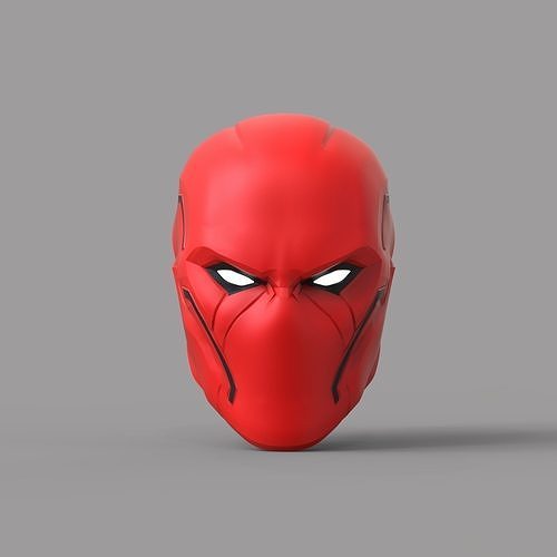 rojo capucha gotham caballeros allá variación 1 usable casco armadura máscara arkham caballero batman bufón ala noche bati chica cosplay disfraz pasatiempo bricolaje diy 3D print model - Mito3D