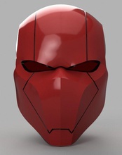 rot kapuze helm batman ausführung 3 rotkäppchen dc comics robin maske jasontodd hobby diy 3d print model - Mito3D