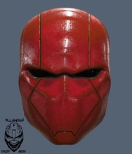 vermelho capuz capacete batman dc histórias quadrinhos vermelhidão robin jasontodd passatempo faça 3d print model - Mito3D