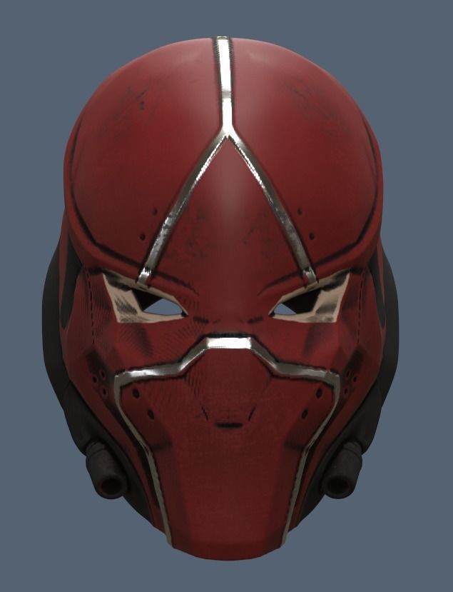 red hood helmet injustice 2 redhood batman dc comic jasontodd robin hobby diy 3D print model - Mito3D
