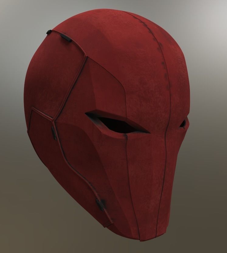 red hood helmet injustice 2 redhood batman dccomics robin jasontodd mask hobby diy 3D print model - Mito3D