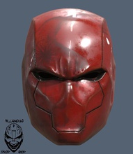 rojo capucha casco renacimiento roja jasontodd batman robin dc comics pasatiempo bricolaje diy 3d print model - Mito3D