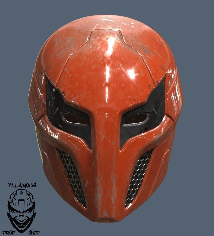 red hood injustice 2 helmet hobby-diy mask batman dc comics cosplay hobby diy other 3D print model - Mito3D