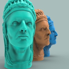 red indian case clipper lighter print 3d head bust zbrush house accessories 3d print model - Mito3D