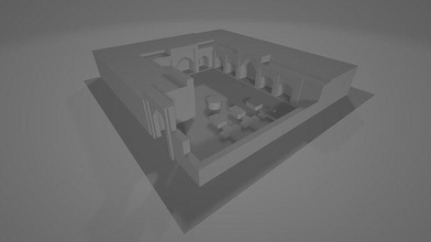 vermelho madrasa pedra histórico construção arquitetura casa ar livre 3d print model - Mito3D