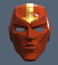 rojo tornado casco hobby-diy el la máscara dccomics justicia de liga destro dc hobby diy afición bricolaje otros 3d print model - Mito3D