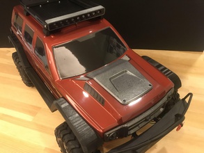 gato rojo everest gen7 capucha cubierta carcasa funda rc tractor pasatiempo bricolaje diy mecánico partes 3d print model - Mito3D