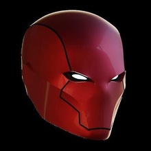 kırmızı başlık kask dc çizgi roman adalet ligi lig titanlar batman robin hobi kendin yap 3d print model - Mito3D