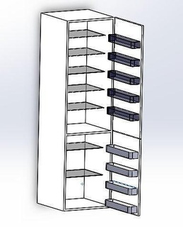 Kühlschrank Eis kalt Küche einstellen Möbel Einfrieren Stiel Kunst Münzen Abzeichen 3d print model - Mito3D