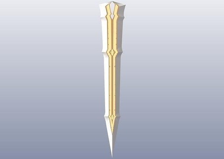 real espada hobbit silencio lotr azog Thorin Rey Bilbo elrond Galadriel Gandalf hierro águila Arte 3d print model - Mito3D