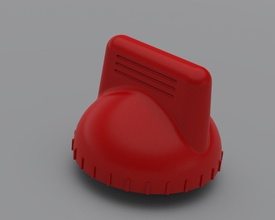 la perilla del regulador casa utensilios de cocina el gas plástico equipo solidworks seguridad los hogares comedor 3d print model - Mito3D