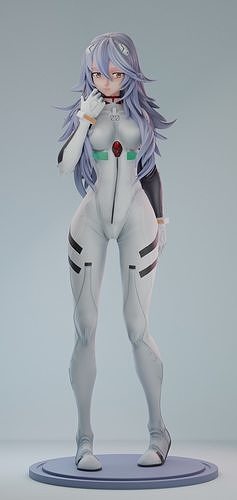 rei ayanami long hair divide version evangelion reiayanami figure 3dprint anime cartoon games toys 3D print model - Mito3D