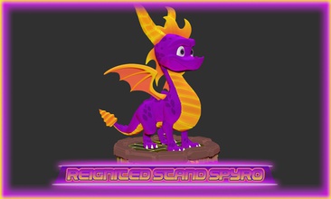 riacceso triologia basato spyro drago sparx 3dprinting stampa stl giochi giocattoli 3d print model - Mito3D