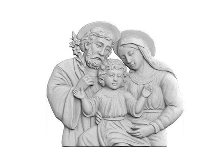 dini heykel din anıt insanlar Tanrı jesu dindar nesne Hıristiyan Yahudi Kutsal Kitap Maria Sanat adam Ortodoks kültür katedral aile çerçeve elementler heykeller 3d print model - Mito3D