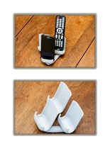 remote holder tv sattelite technology houseware desktop remotes cell phone house accessories 3d print model - Mito3D
