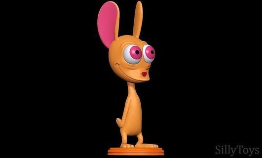 ren uyarıcı göstermek kedi Anthro karikatür kürklü köpek Chihuahua Sanat heykeller 3d print model - Mito3D