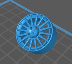 renault clio v6 wheels diecast wheel car vehicle rim automotive tire rc modelcar racing hobby diy 3d print model - Mito3D