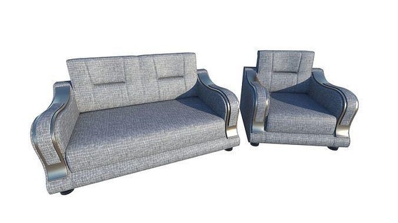color modelo asiento contemporáneo mueble sofá comodidad cuero Sillón casa 3d print model - Mito3D