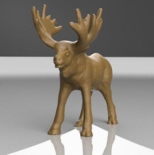 renne weihnachten tier savane elefant zebre zoo natur ameisenbär insekt kunst skulptur statue haus dekor 3d print model - Mito3D
