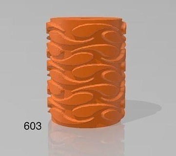 repating argila telha biscoito polímero padronizar lista rolo padrão carimbo cerâmica ferramentas ferramenta arte oleiro cookiestamp esculturas 3d print model - Mito3D