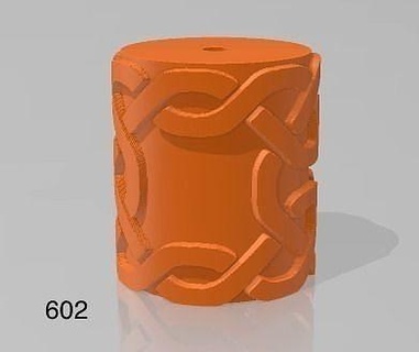 repating clay tile cookie polimer pattern roll patternroll stamp claystamp ceramic ceramictools tool ceramicart clayart art potter pottery cookiestamp sculptures 3d print model - Mito3D