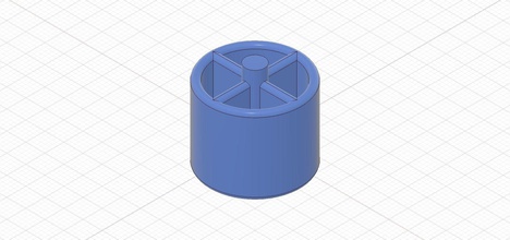 reemplazo de la pieza central cinta soporte hobby-diy titular centro bobina hobby diy afición bricolaje otros 3d print model - Mito3D