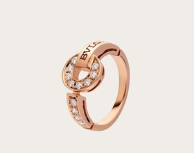 réplica anillo diamante marca joyería joya anillos bvlgari 3d print model - Mito3D