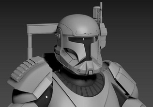 republic commando delta squad one12 scale 4 in 1 upgrade kit clone trooper infantry combat military person op starwars theoldrepublic force blaster saber jedi order66 stormtrooper vader blackseries games toys 3d print model - Mito3D