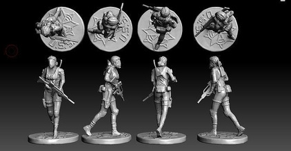 resident evil operation raccoon city - lupo residentevil raccooncity weapon adult sculpture warrior statue woman armor people zombie monster game videogame video games toys 3d print model - Mito3D