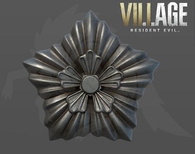 resident evil village 3d model dimitrescu flower pin viii re8 residentevil iron biohazard hobby diy 3d print model - Mito3D