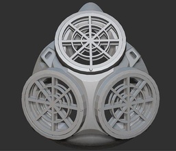 gaz maskesi maske üçlü radyasyon biyolojik mutasyon Tehlike kovid virüs hobi kendin yap el araçlar 19 koruma kaynaklar 3d print model - Mito3D