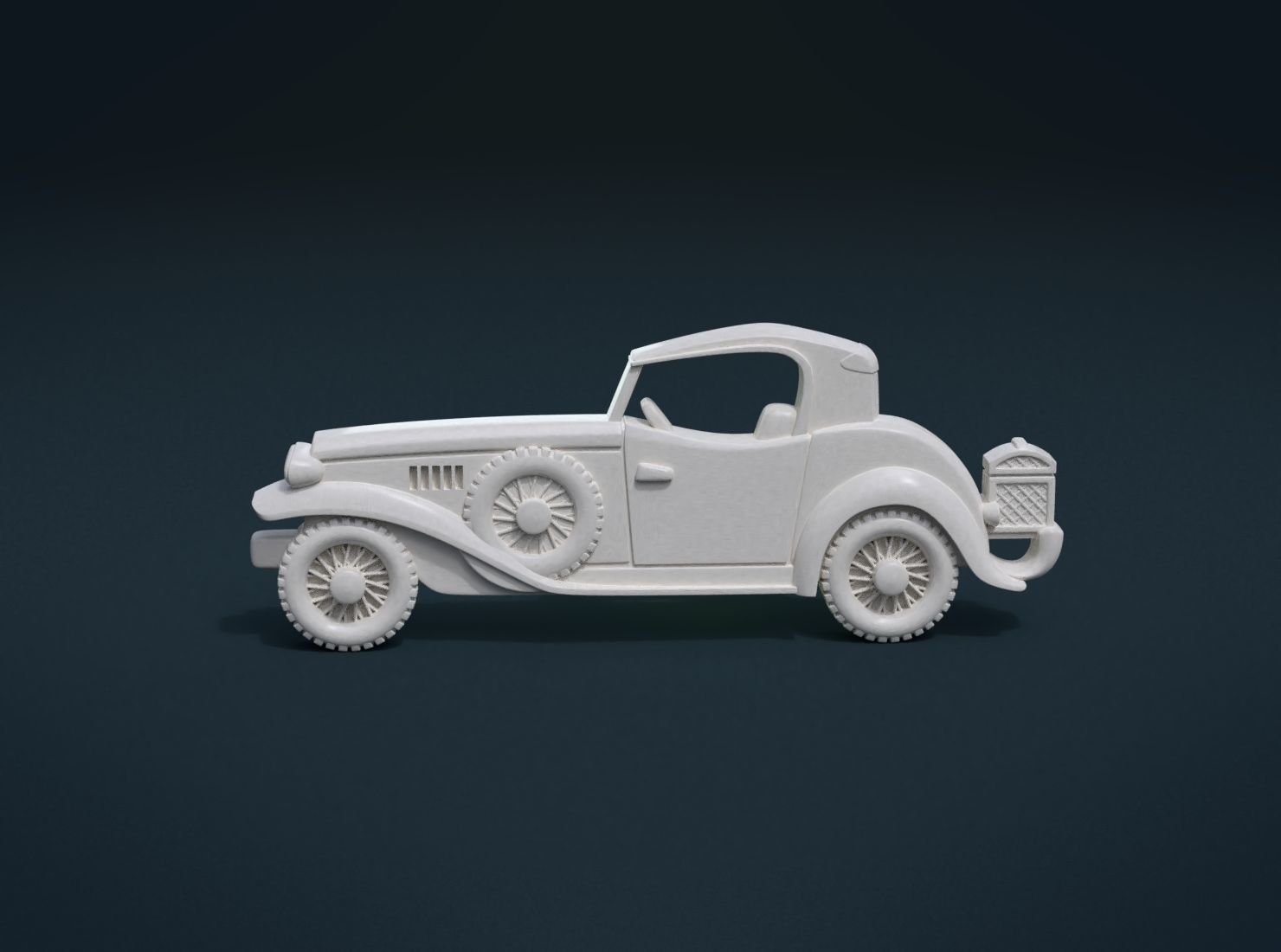 retro-Auto Linderung Kunst Auto Fahrzeug motor Räder retro alten Dampf die Erleichterung - Abzeichen Zeichen logos Anzeichen 3D print model - Mito3D