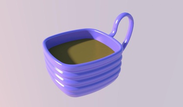 retro kupa ev mug kolu çay kahve iç sofra içecek kap mutfak yemek Kupası 3d print model - Mito3D