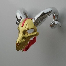 revenant impie bête légendaire masque sommet légendes guérir visage cornes jeux jouets jeu accessoires diable drac 3d print model - Mito3D