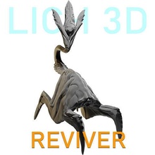reviver - electric dog headcrab life alyx thunder creature sci fi games toys 3d print model - Mito3D