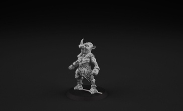 rhino 2 games-toys gameboard tabletop geek nerd miniature 28mm 32mm fantasy football nurgle goblin monster creature dungeon dragons dlp games game accessories toys 3d print model - Mito3D