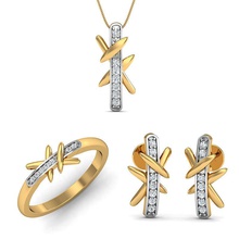 rhino file cad 3d set di gioielli anello orecchino pendente modalità stampa abest jewelrymodel master modello altri 3d print model - Mito3D