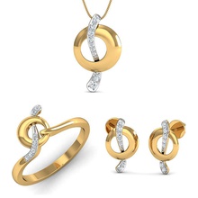 rhino 3d cad file jewelry set ring pendant earring printing jewelrycad jewelcad cadfile 3dfile abest jewelrydesign 3d print model - Mito3D