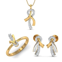rhino file cad 3d set di gioielli anello orecchino pendente jewelrydesign master modello jewelrymodel altri 3d print model - Mito3D