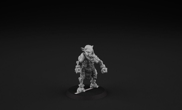 rhino 4 figurine nurgle caos chaos creature monster sla dlp 28mm 32mm dettailed art blood confrontation hordes games toys game accessories 3d print model - Mito3D