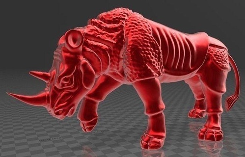 rhino avenger dragon knights daggers motu remco galaxy warrior imperial games toys 3d print model - Mito3D