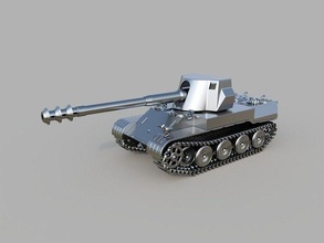 rm akrep g 3dprint hazır 1 35 askeri minyatür çelik araç koleksiyon ordu wot tank yok edici panzer aksesuarlar oyunlar oyuncaklar oyun savaş fırtınası 3d print model - Mito3D